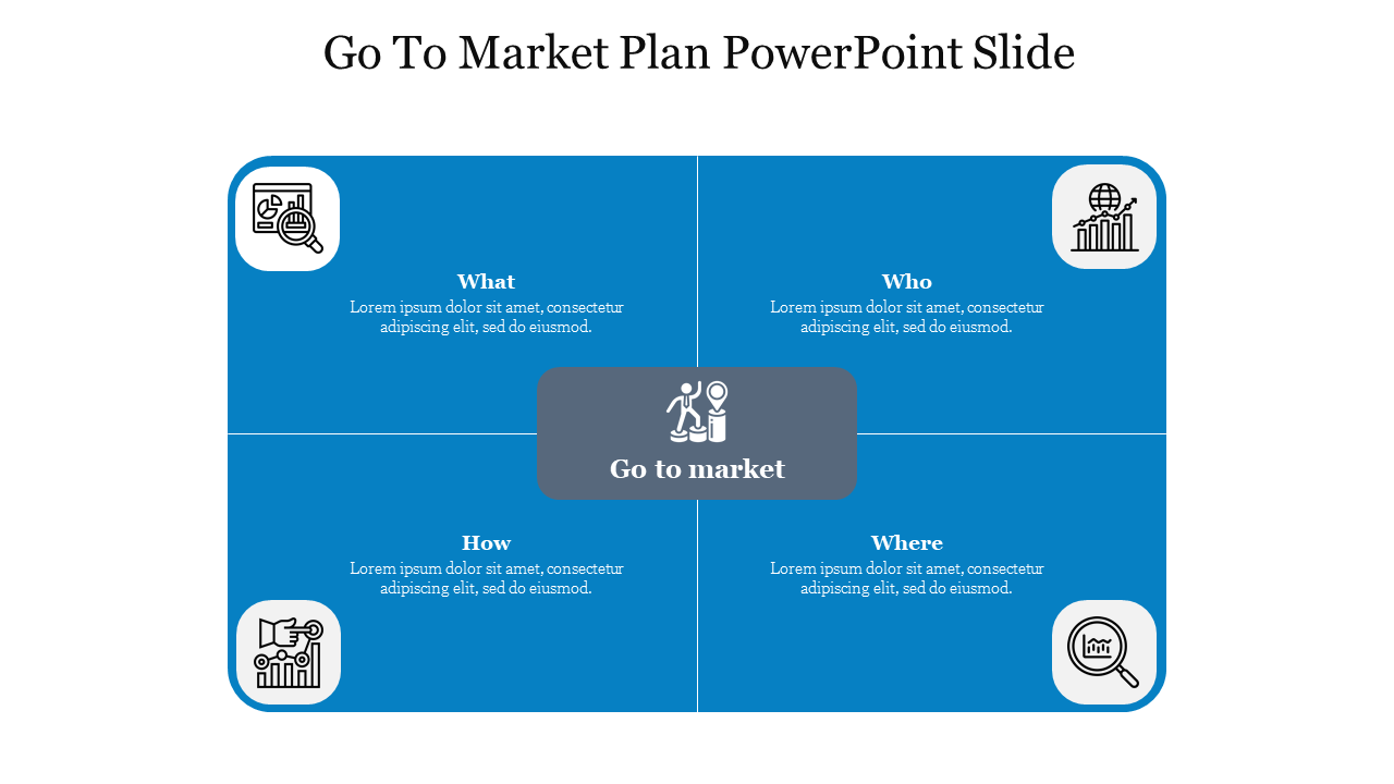 Go To Market Plan PowerPoint Slide